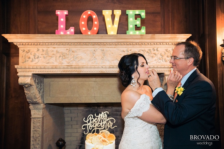 Small Indoor Wedding at the Gale Mansion in Minneapolis Minnesota - Maria and Scott 