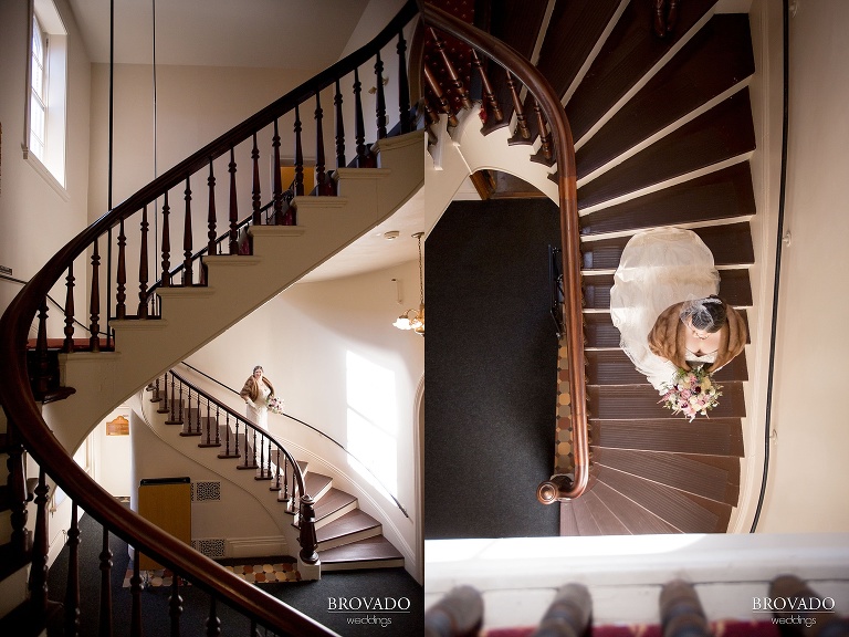 A historic wedding in an old couthouse in stillwater minnesota