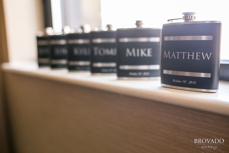 Groomsmen flasks