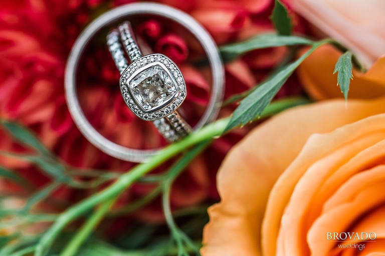 Peach and Navy themed wedding with  stunning details shot at the Minneapolis Event Center in Minneapolis, MN