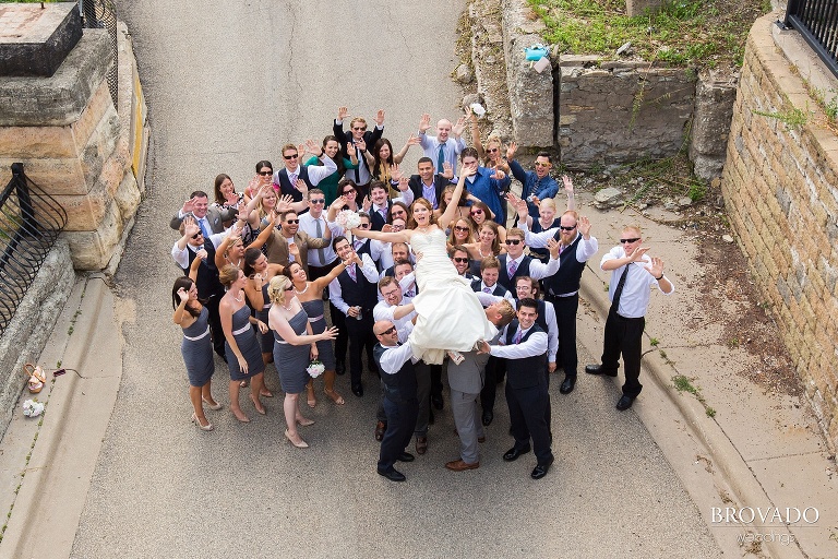 Love is a party to Jennie and Scott who had their reception at Green Acres Event Center after leaving the mckenzie's bar in minneapolis minneasota