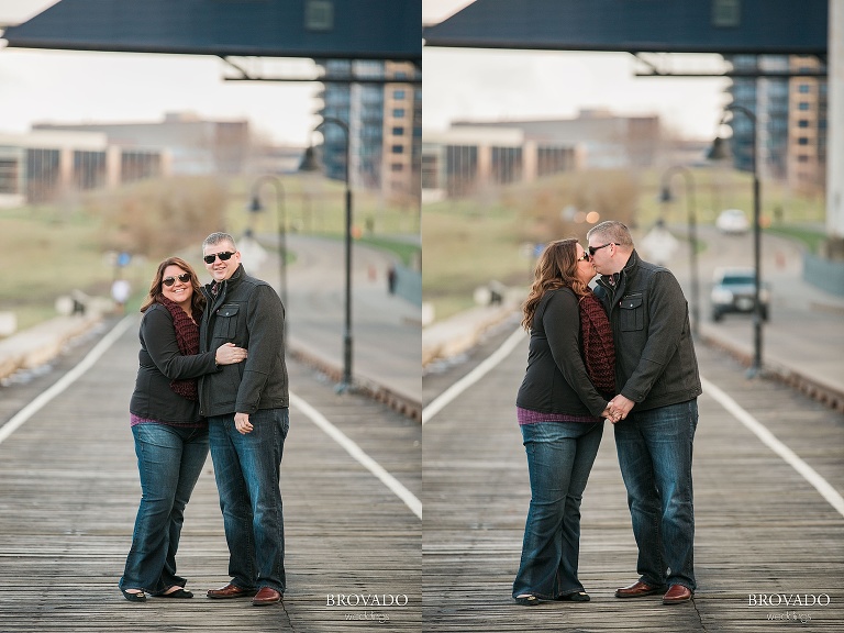 Stone arch bridge engagement