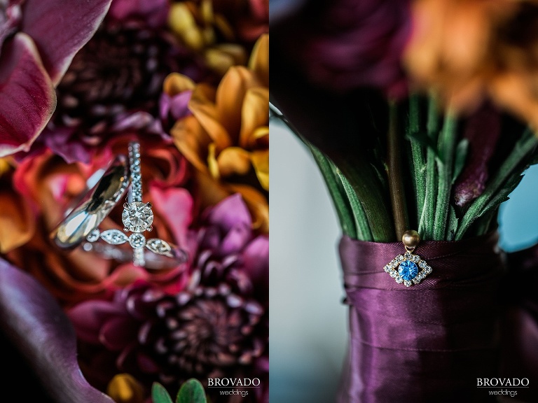 Small, Intimate, autumm themed wedding at the historic gale mansion located in Minneapolis, MN with lots of orange and pink details