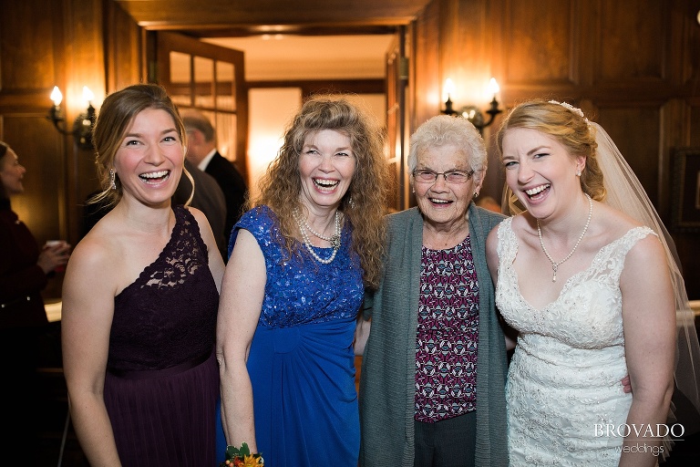Small, Intimate, autumm themed wedding at the historic gale mansion located in Minneapolis, MN with lots of orange and pink details