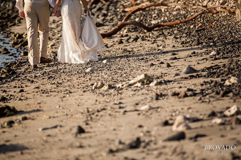 Dreamy Hawaii wedding shot on the shores of Maui by Preston Palmer from Brovado Weddings