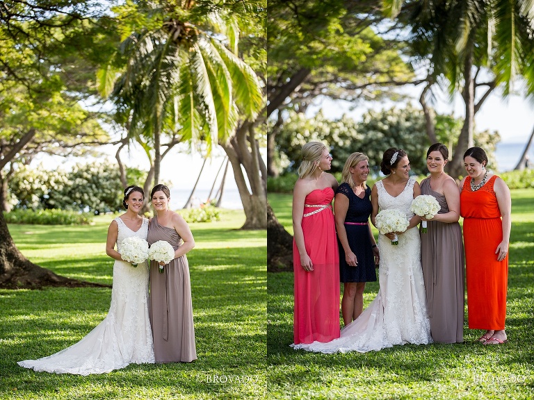 Dreamy Hawaii wedding shot on the shores of Maui by Preston Palmer from Brovado Weddings