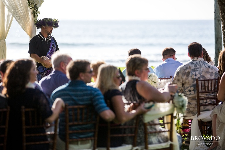 Dreamy Hawaii wedding shot on the shores of Maui by Preston Palmer from Brovado Weddings