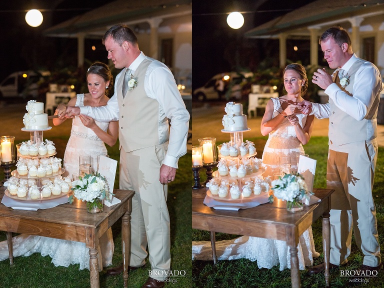 Dreamy Hawaii wedding shot on the shores of Maui by Preston Palmer from Brovado Weddings