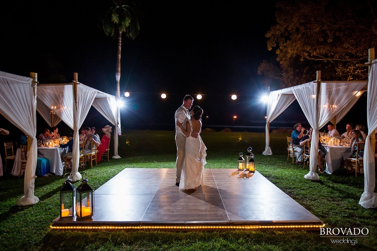 Dreamy Hawaii wedding shot on the shores of Maui by Preston Palmer from Brovado Weddings