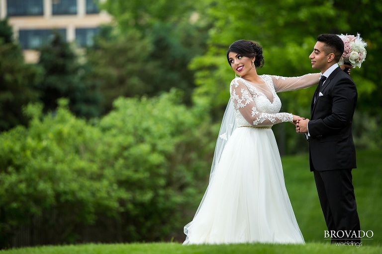 Bride and groom portraits