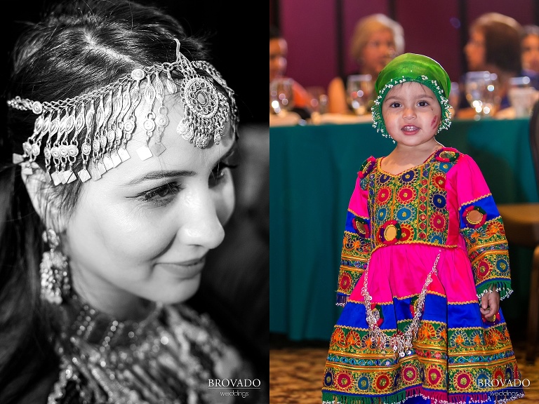 Indian wedding reception attire