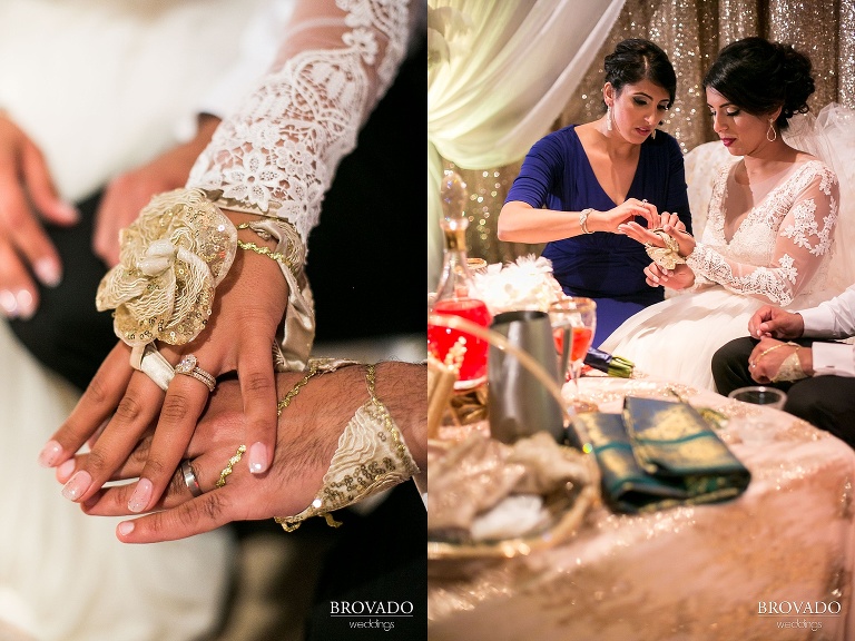 Indian wedding reception traditions