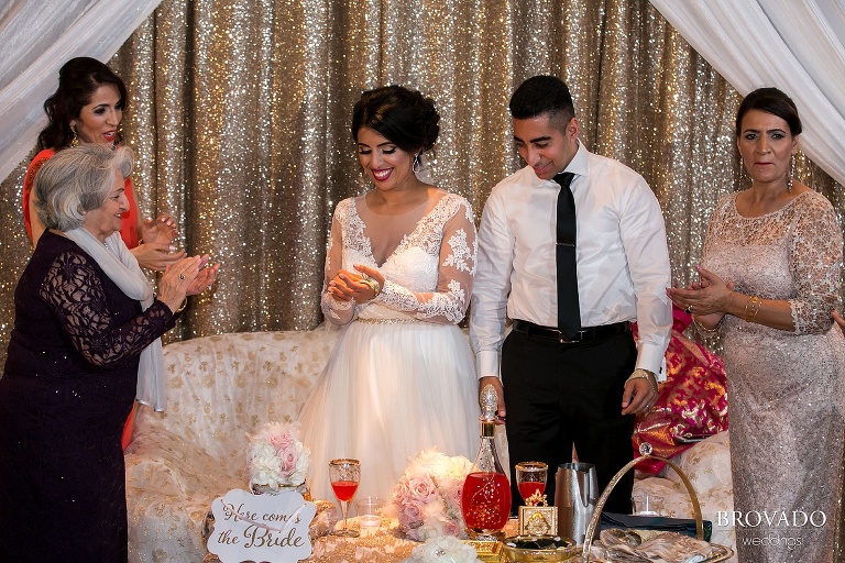 Indian wedding reception traditions