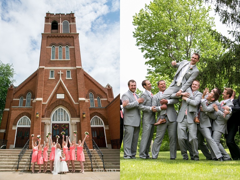 Sarah and Cody's Blog from their winery wisconsin wedding shot b