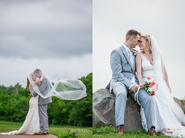 Sarah and Cody's Blog from their winery wisconsin wedding shot b