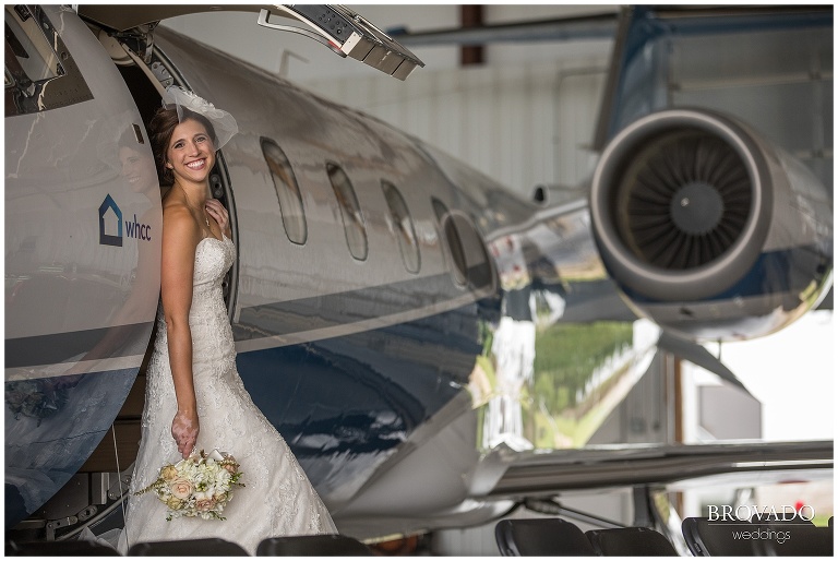 airplane themed wedding, airport, hanger, wedding photographer, pilots, themed weddings, brovado wedding 