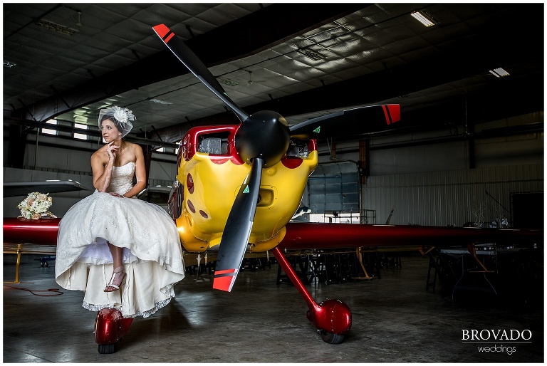 airplane themed wedding, airport, hanger, wedding photographer, pilots, themed weddings, brovado wedding 