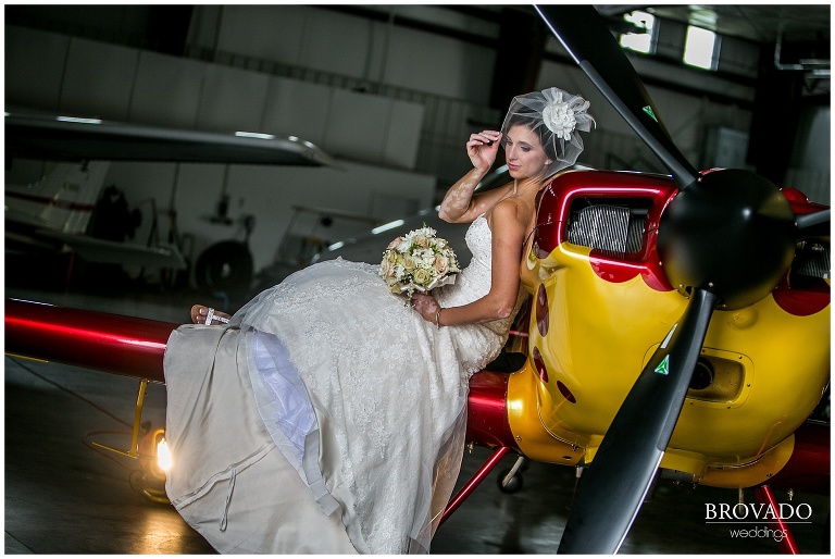 airplane themed wedding, airport, hanger, wedding photographer, pilots, themed weddings, brovado wedding 