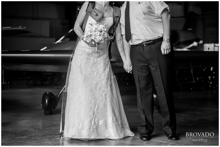 airplane themed wedding, airport, hanger, wedding photographer, pilots, themed weddings, brovado wedding 