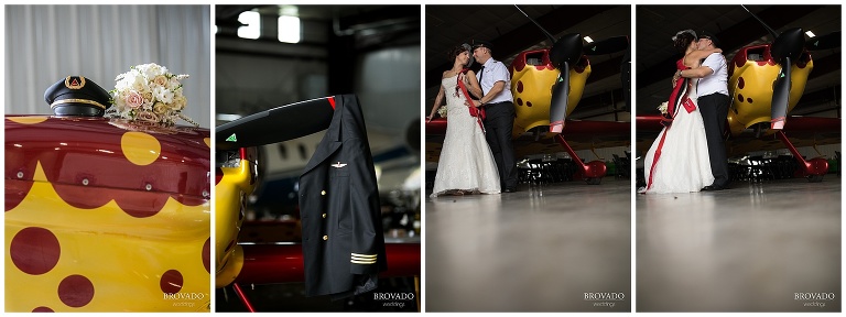airplane themed wedding, airport, hanger, wedding photographer, pilots, themed weddings, brovado wedding 