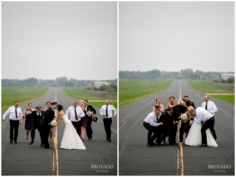 airplane themed wedding, airport, hanger, wedding photographer, pilots, themed weddings, brovado wedding 