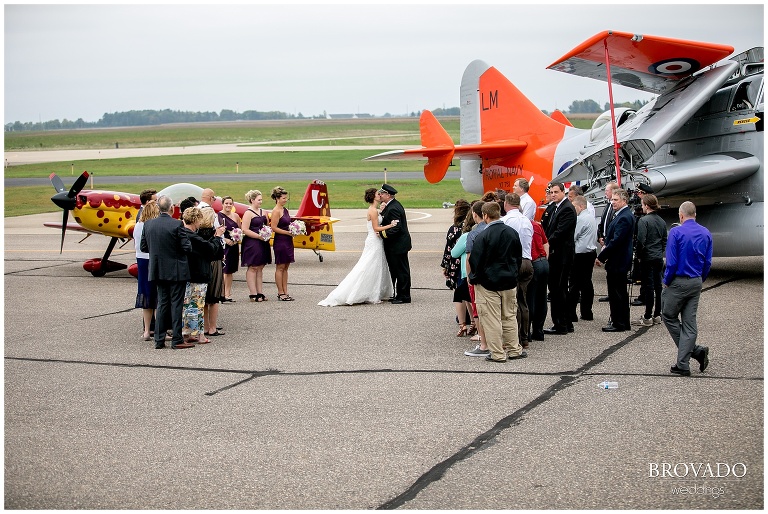 airplane themed wedding, airport, hanger, wedding photographer, pilots, themed weddings, brovado wedding 