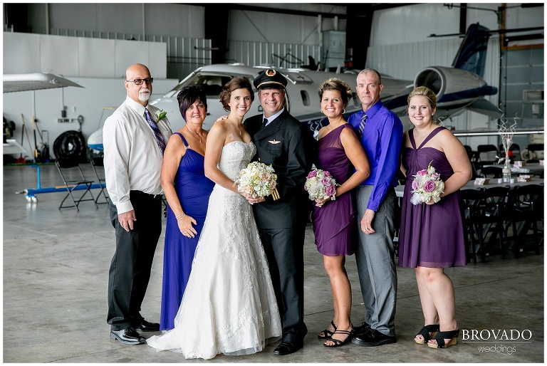 airplane themed wedding, airport, hanger, wedding photographer, pilots, themed weddings, brovado wedding 