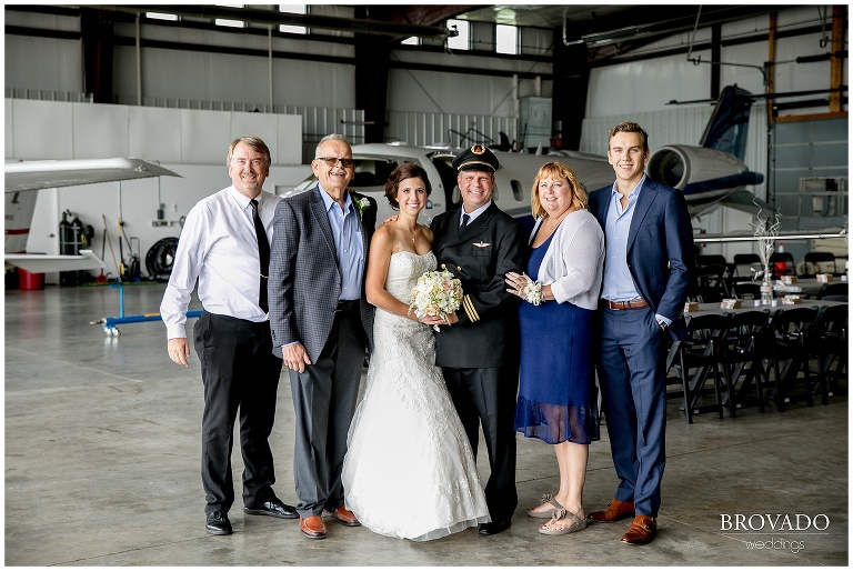 airplane themed wedding, airport, hanger, wedding photographer, pilots, themed weddings, brovado wedding 