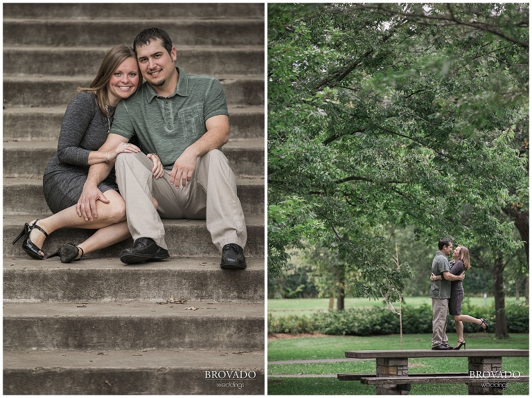 Minnehaha falls engagement photos, MN wild jersey engagment photos, waterfall, fall engagements, park engagement shoot