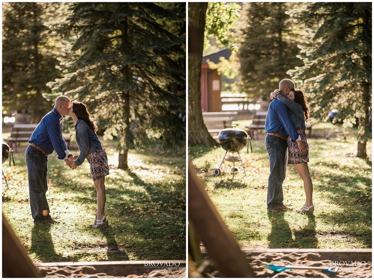 fall engagement shoot, engaged couple, fall leaves, sweaters, engagement photos by the lake, engagement photos in the city, silver diamond engagment ring