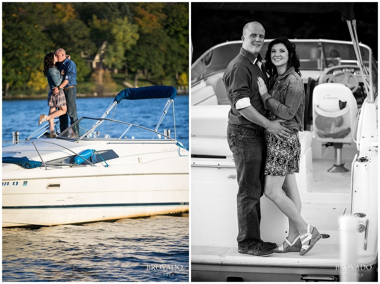 fall engagement shoot, engaged couple, fall leaves, sweaters, engagement photos by the lake, engagement photos in the city, silver diamond engagment ring