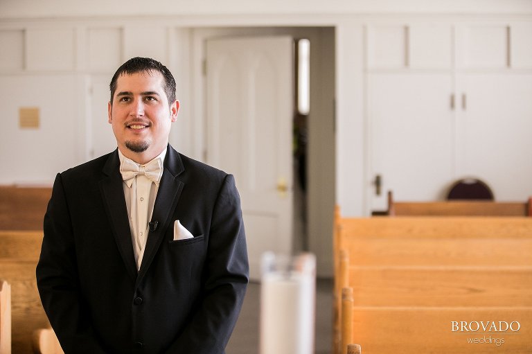 Tony waiting for first look