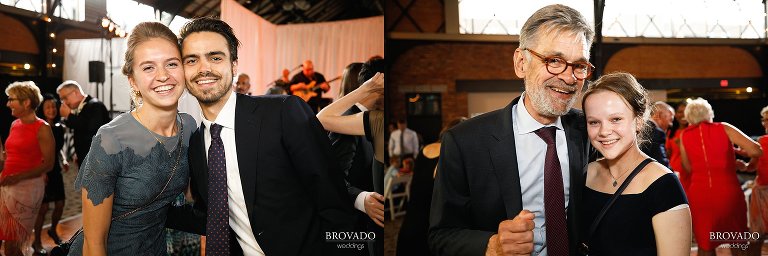 Wedding guests at Minneapolis Depot