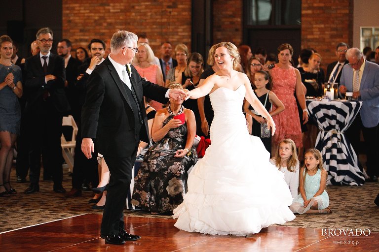 Bride's first dance with her father