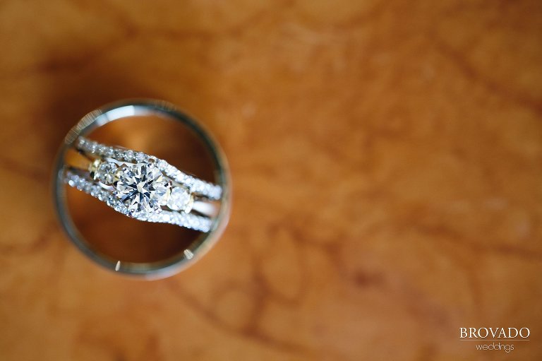 Wedding ring closeup