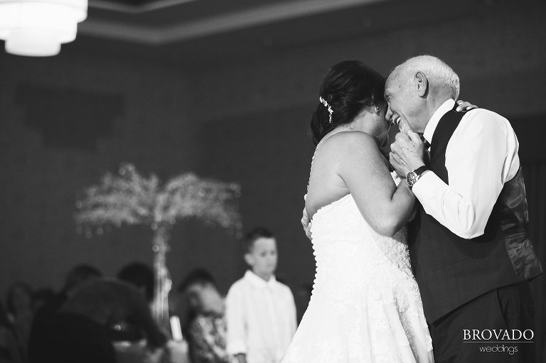 Cute first look candid