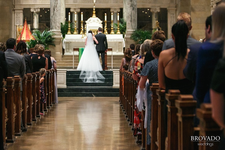 Little girl watching wedding