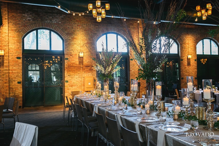 Brightly lit reception
