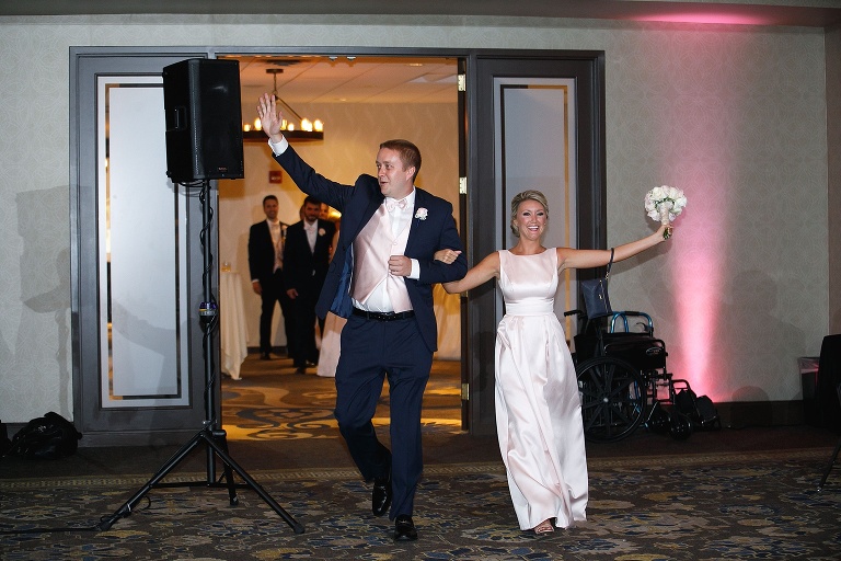 Grand entrance of wedding party