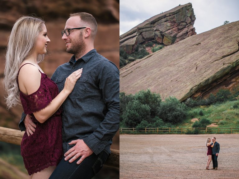 Rust themed engagement shoot