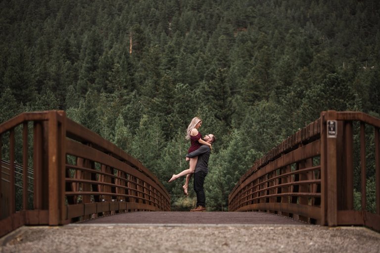 Denver mountain engagement