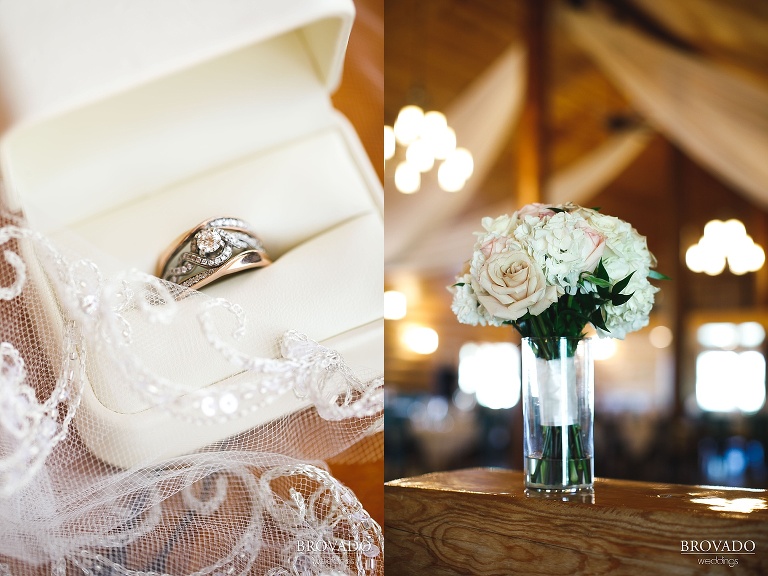 White bridal bouquet