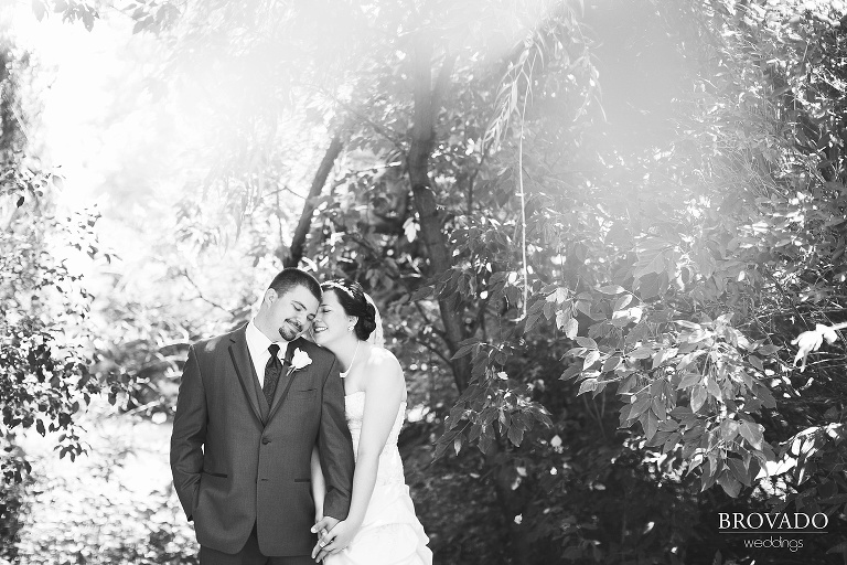 Sweet black and white embrace