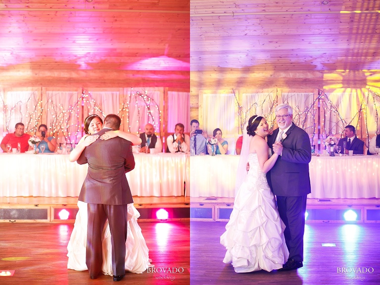 First dance between bride and her father