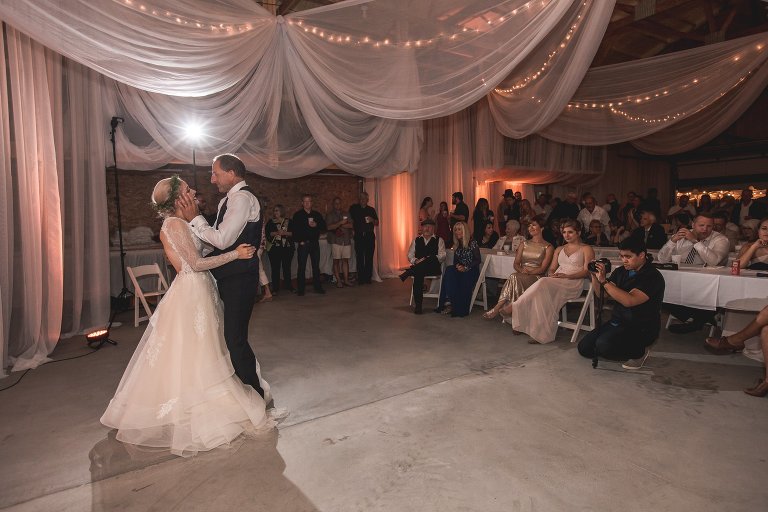 Bride and father of the bride's first dance