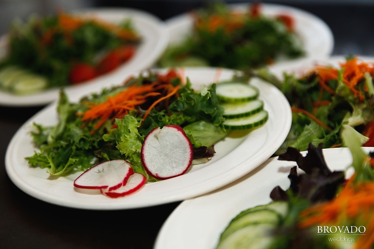 Closeup of Lutsen Resort salad