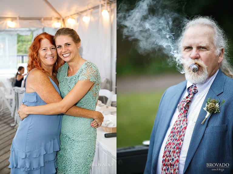 Wedding guest portraits