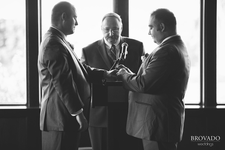 Same sex wedding at Wayzata Country Club