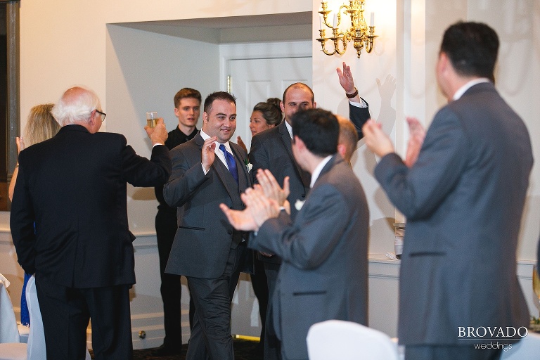 Tom and Zach's grand entrance