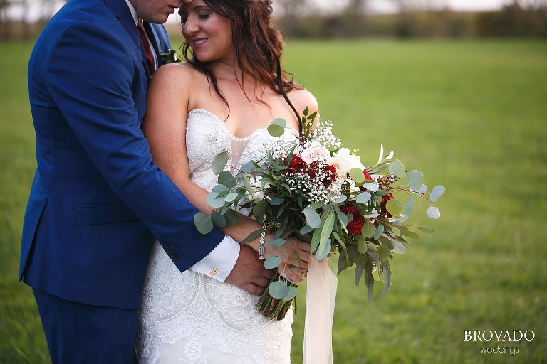 Closeup of Brenna's bouquet
